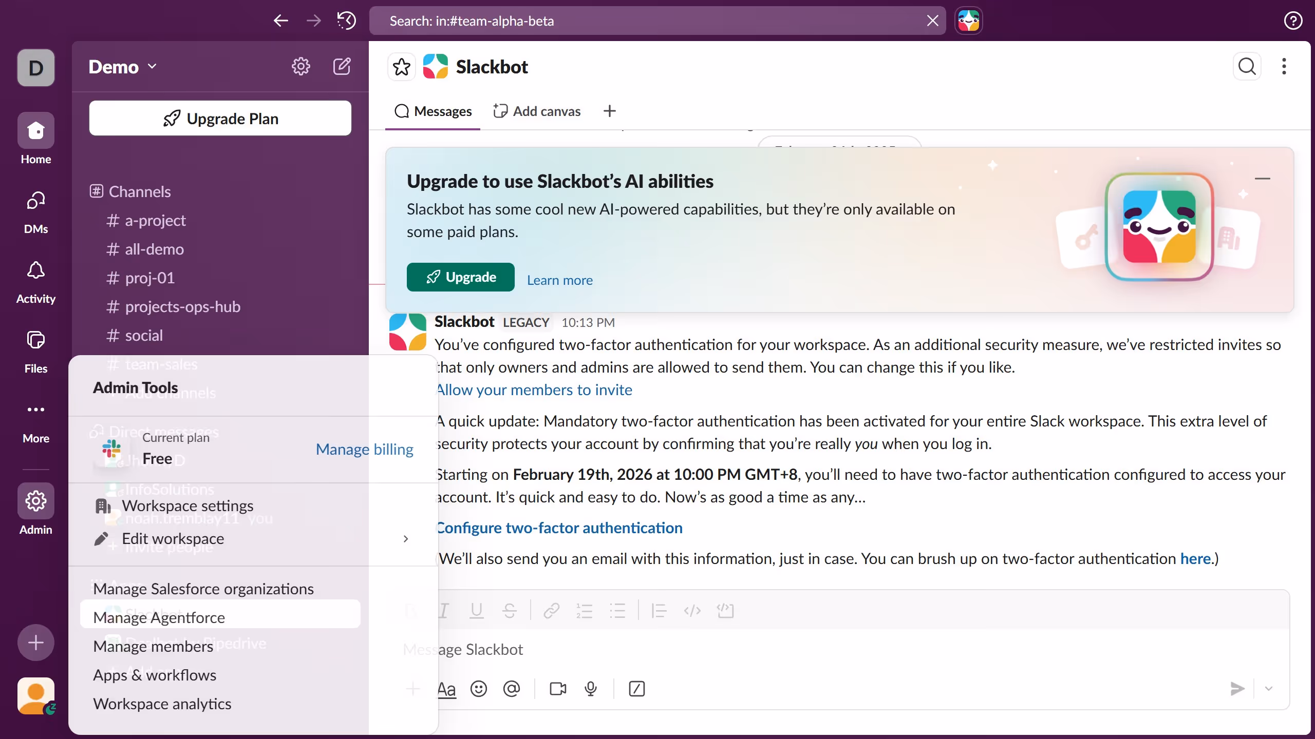 How to remove automatic mobile sign out in Slack