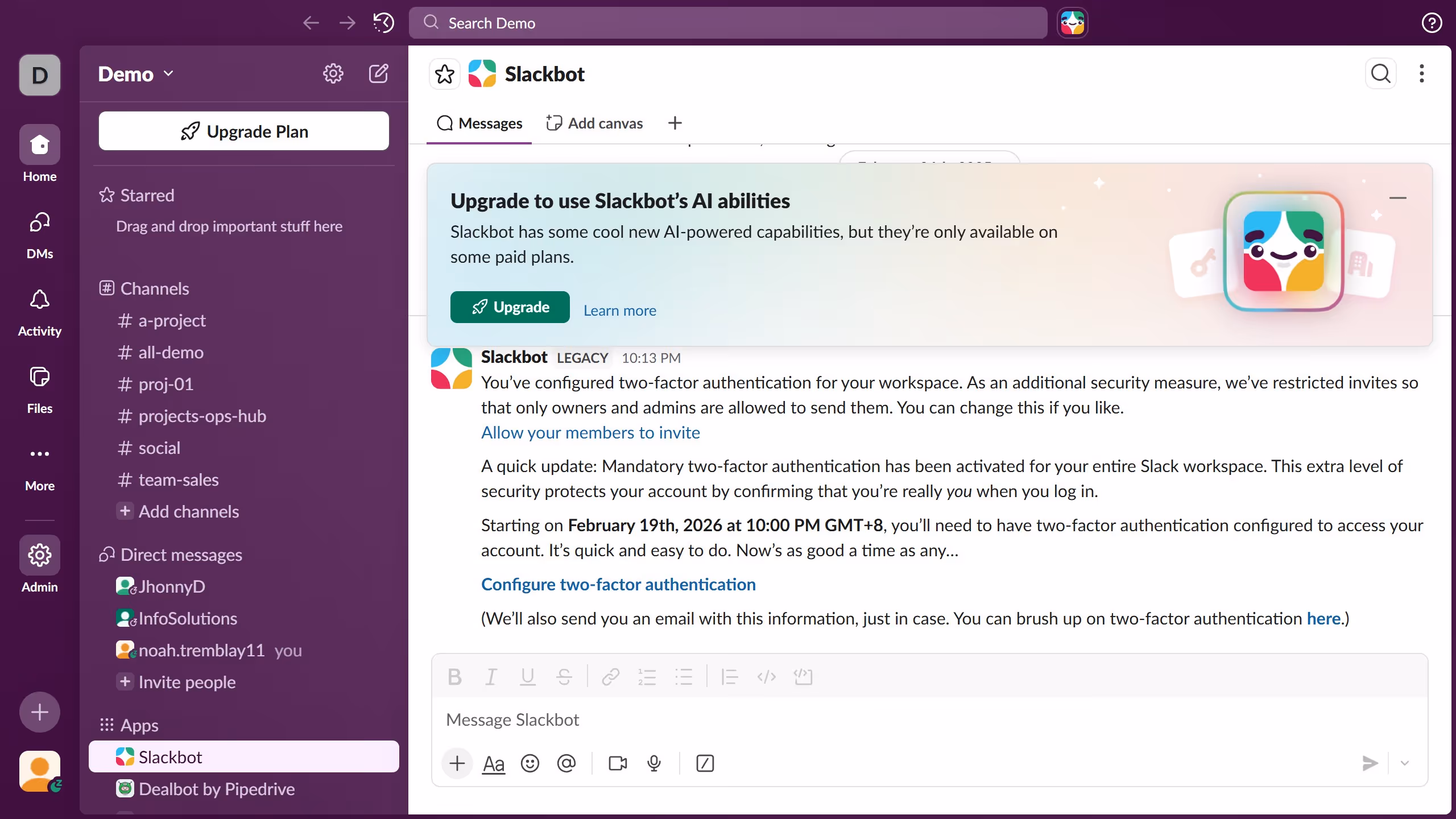 How to manage canvas printing in Slack