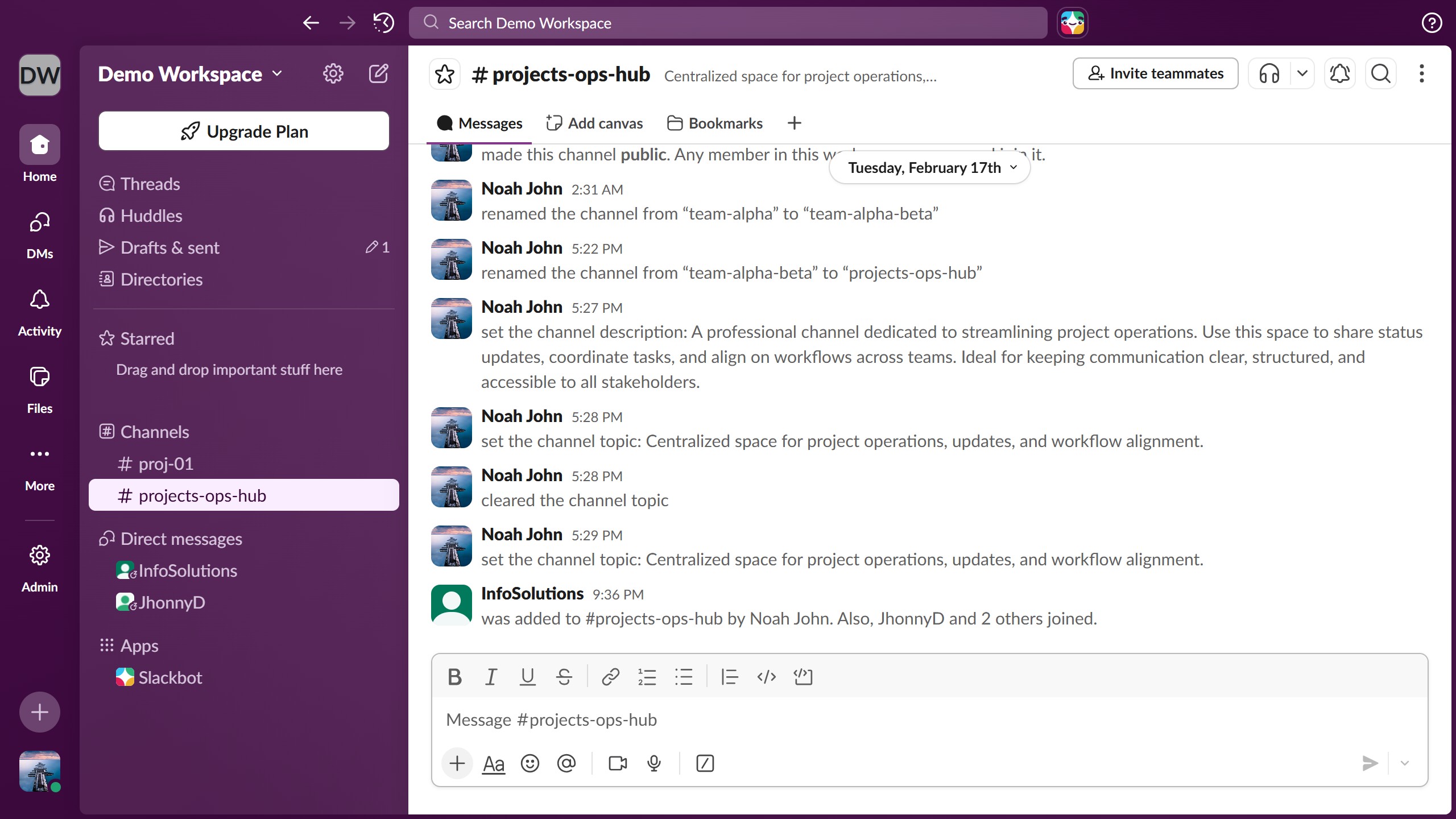How to remove profile photo in Slack
