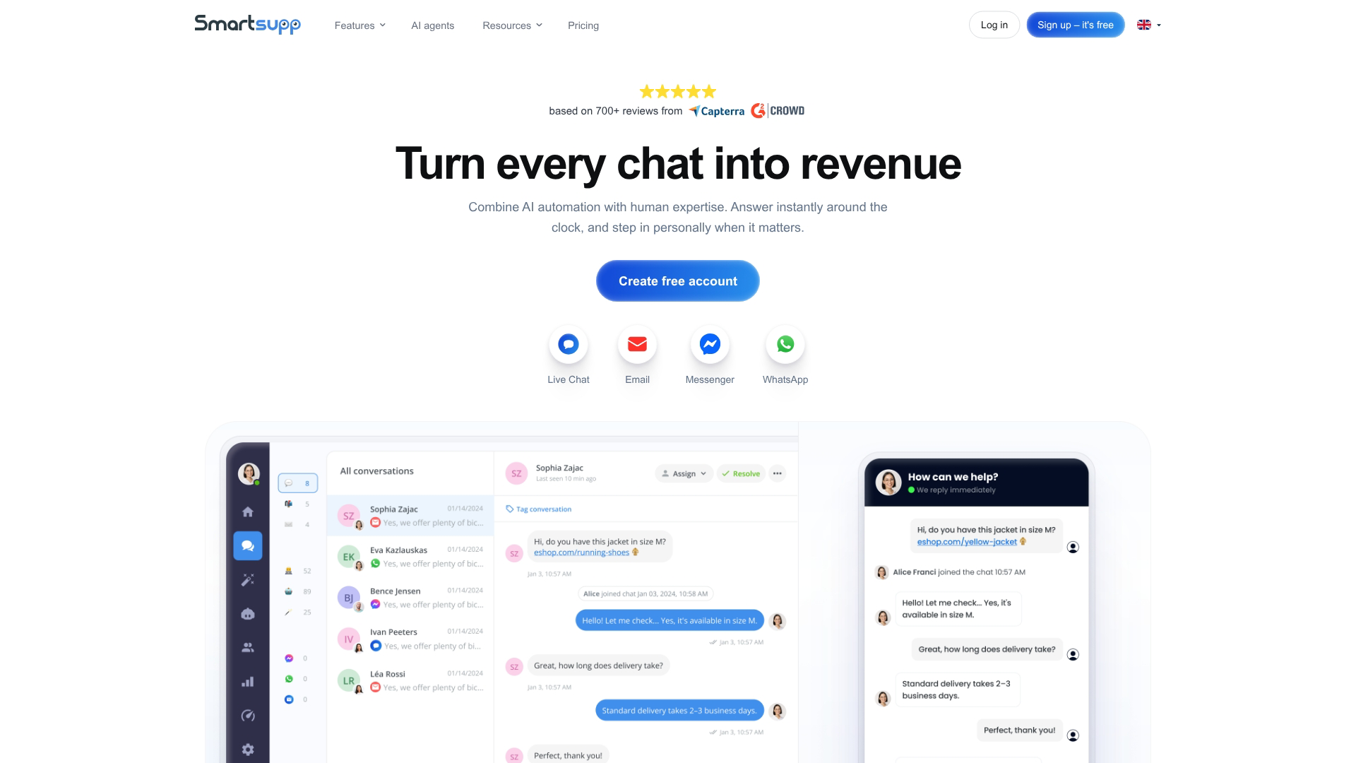 13. Smartsupp 13. Smartsupp