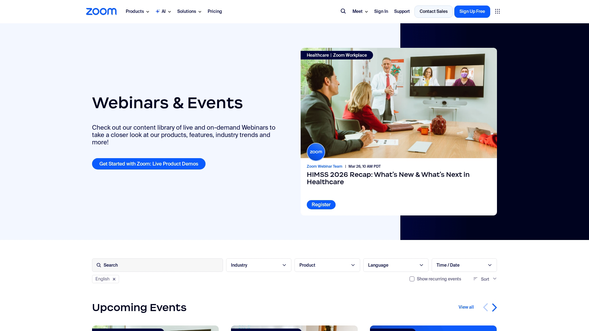 13. Zoom Events 13. Zoom Events