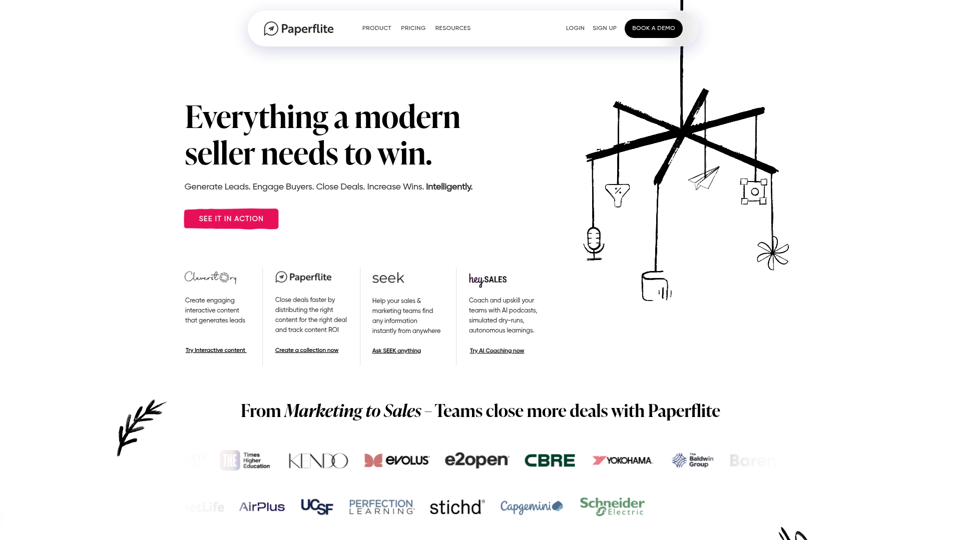 Paperflite homepage