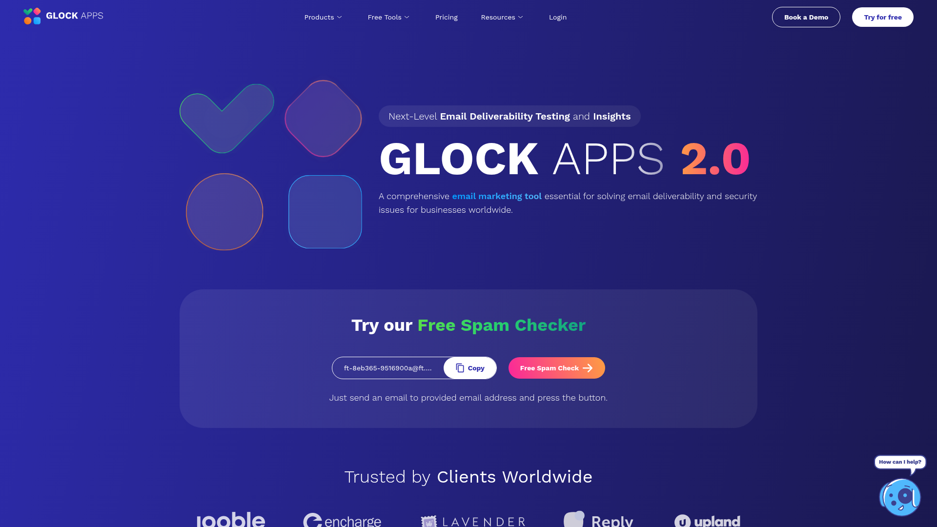 GlockApps homepage