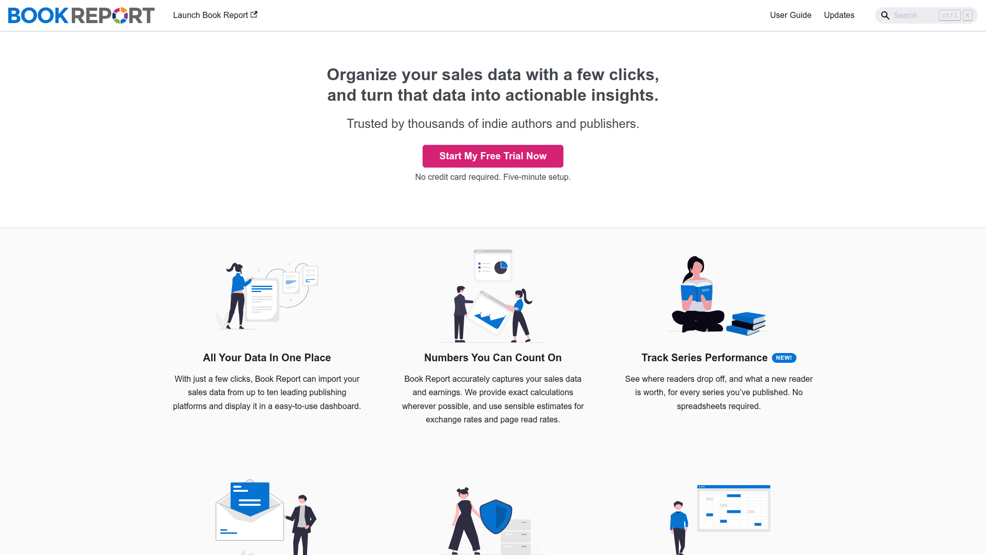 Book Report homepage