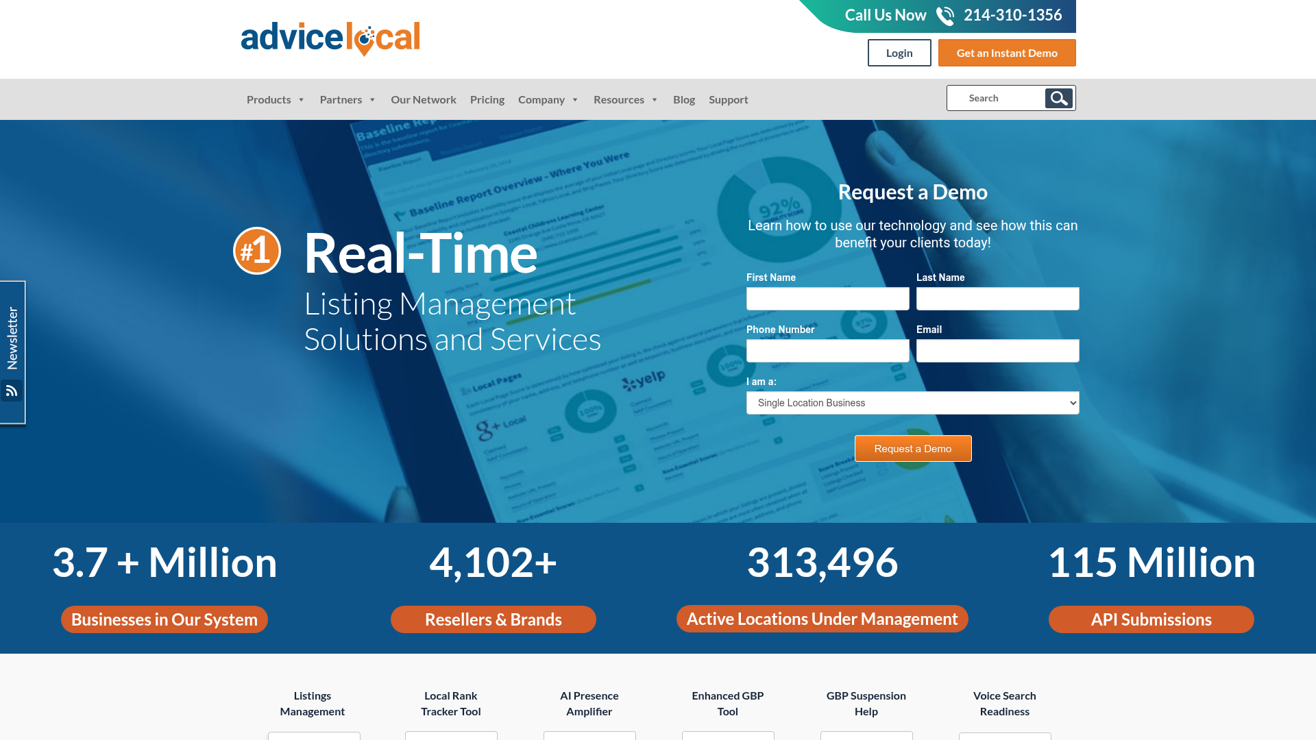 Advice Local homepage