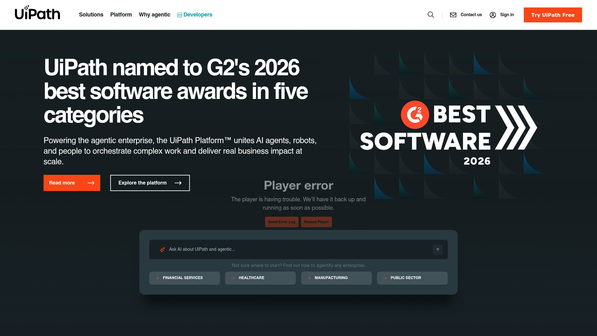 5. UiPath Agentic Automation Platform