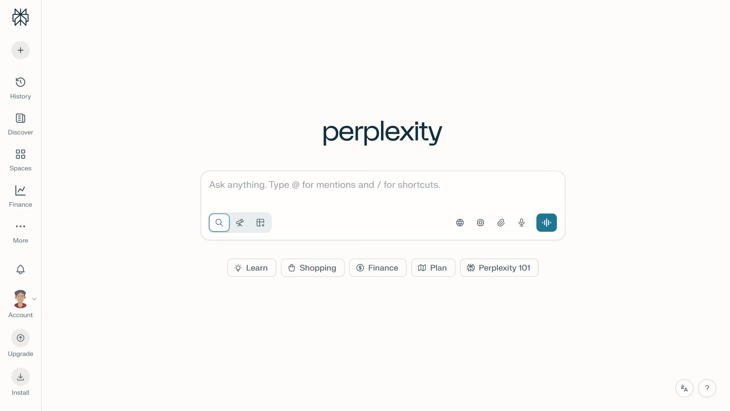 How to change the preferred response language in Perplexity
