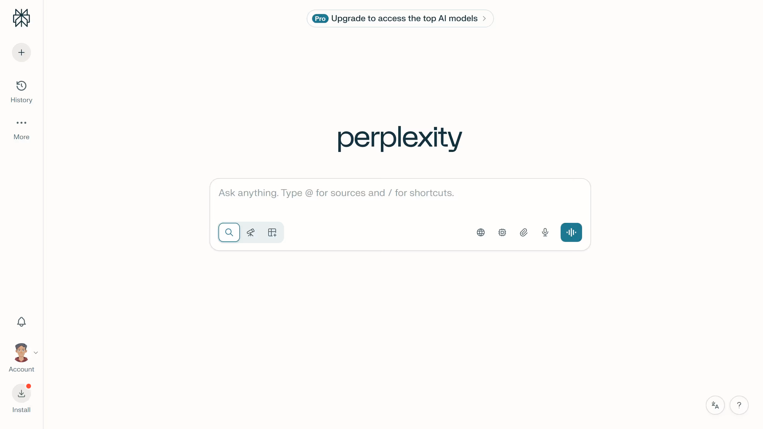 How to set price alert for Intercontinental Exchange, Inc. in Perplexity