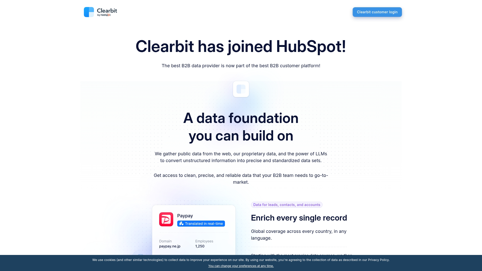 10. Clearbit