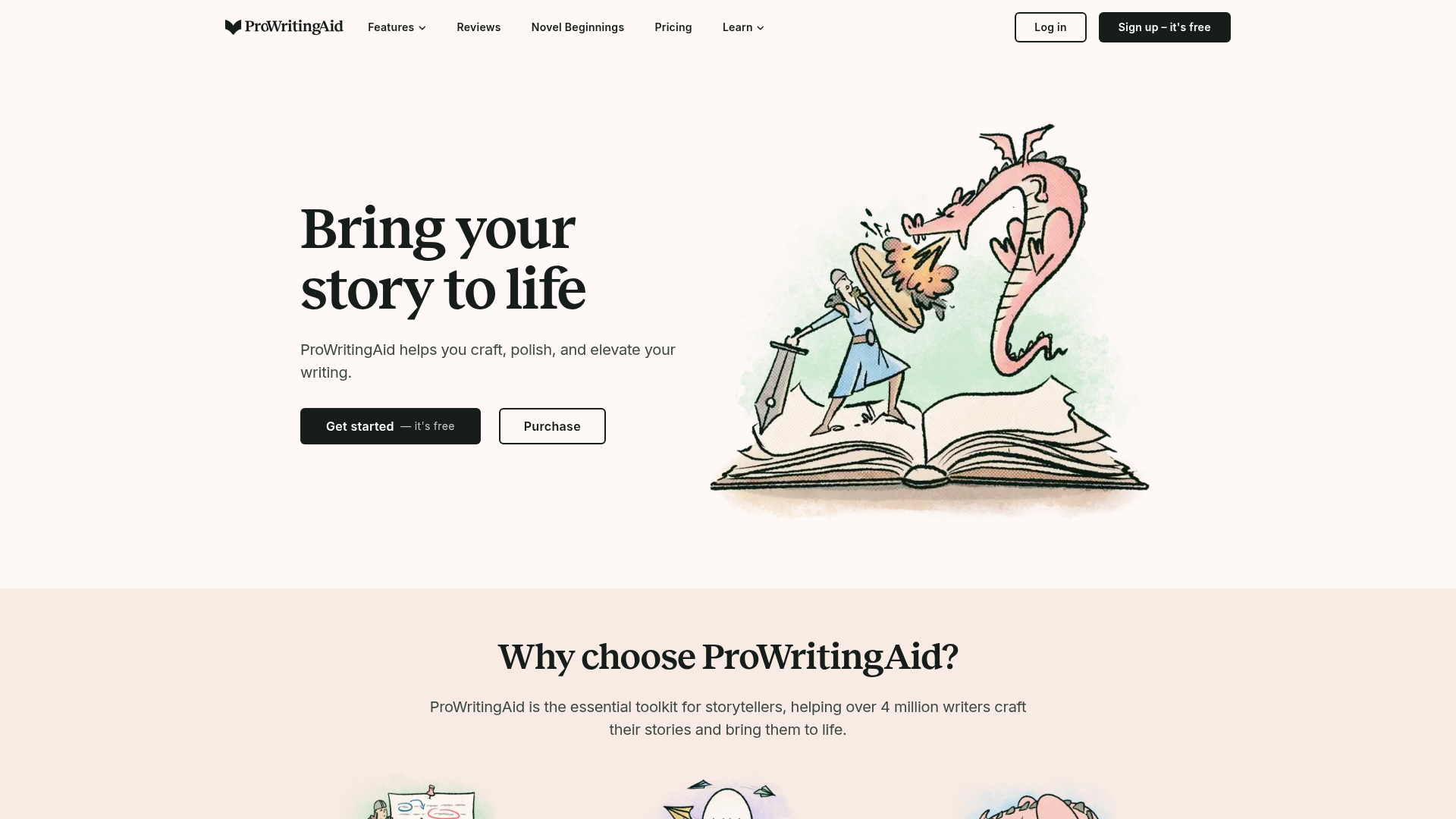 ProWritingAid homepage