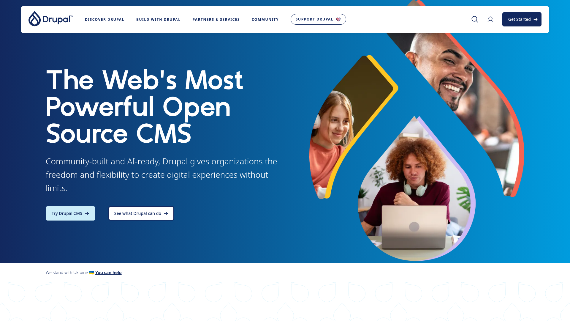 Drupal homepage