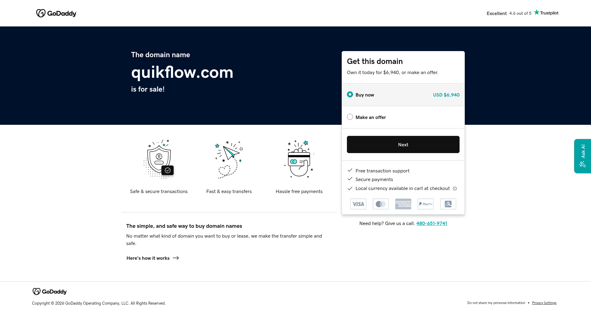 QuikFlow homepage