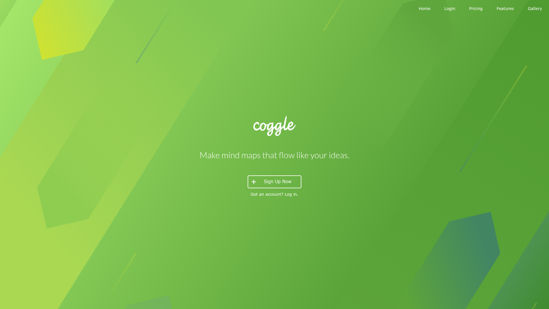 Coggle homepage