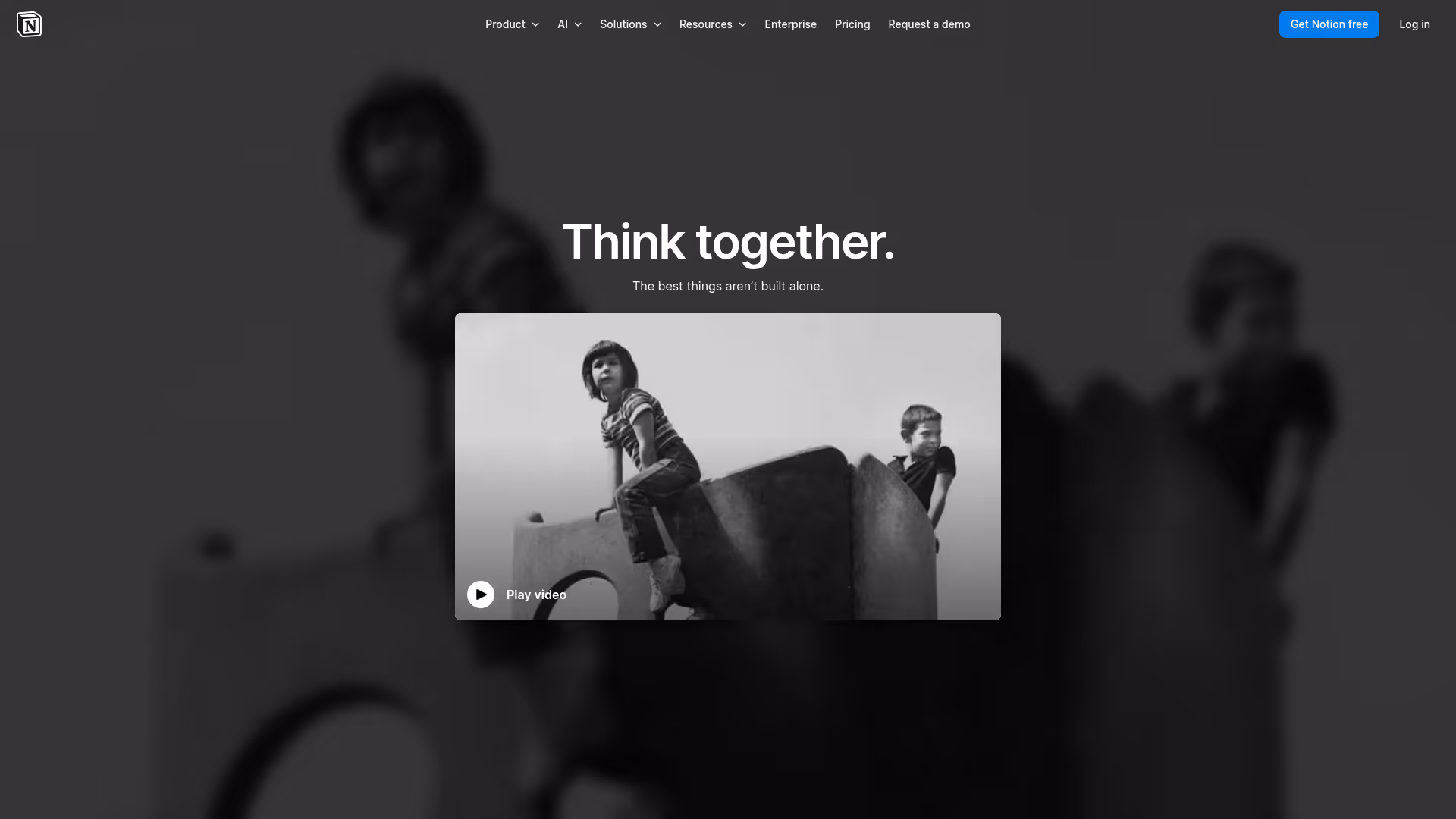 Notion Mail homepage