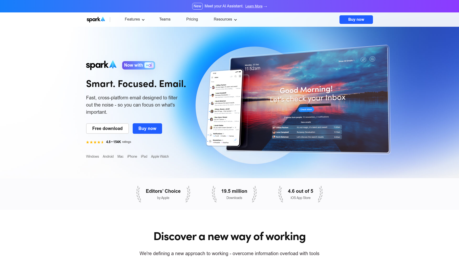 Spark homepage