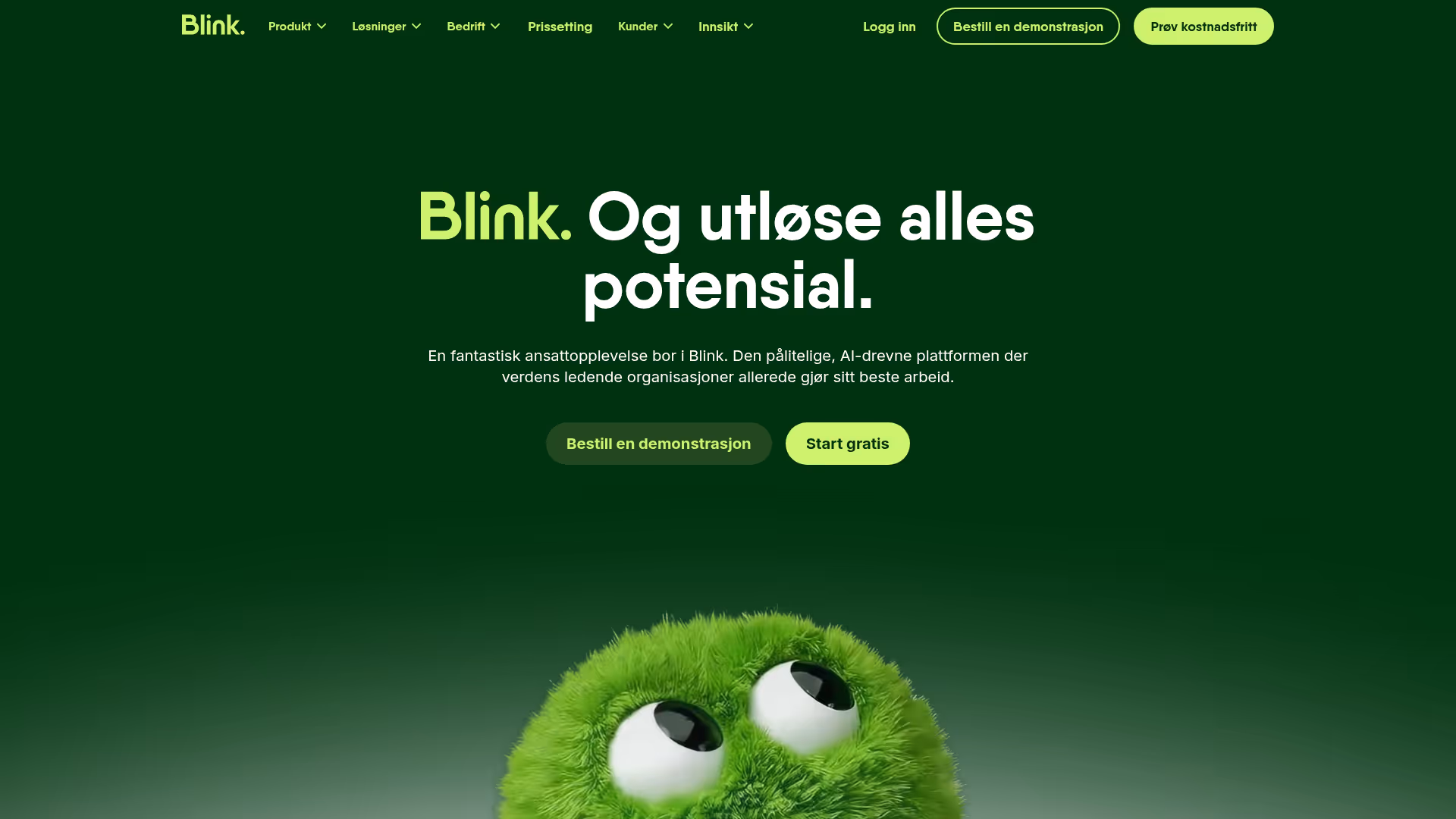 Blink homepage