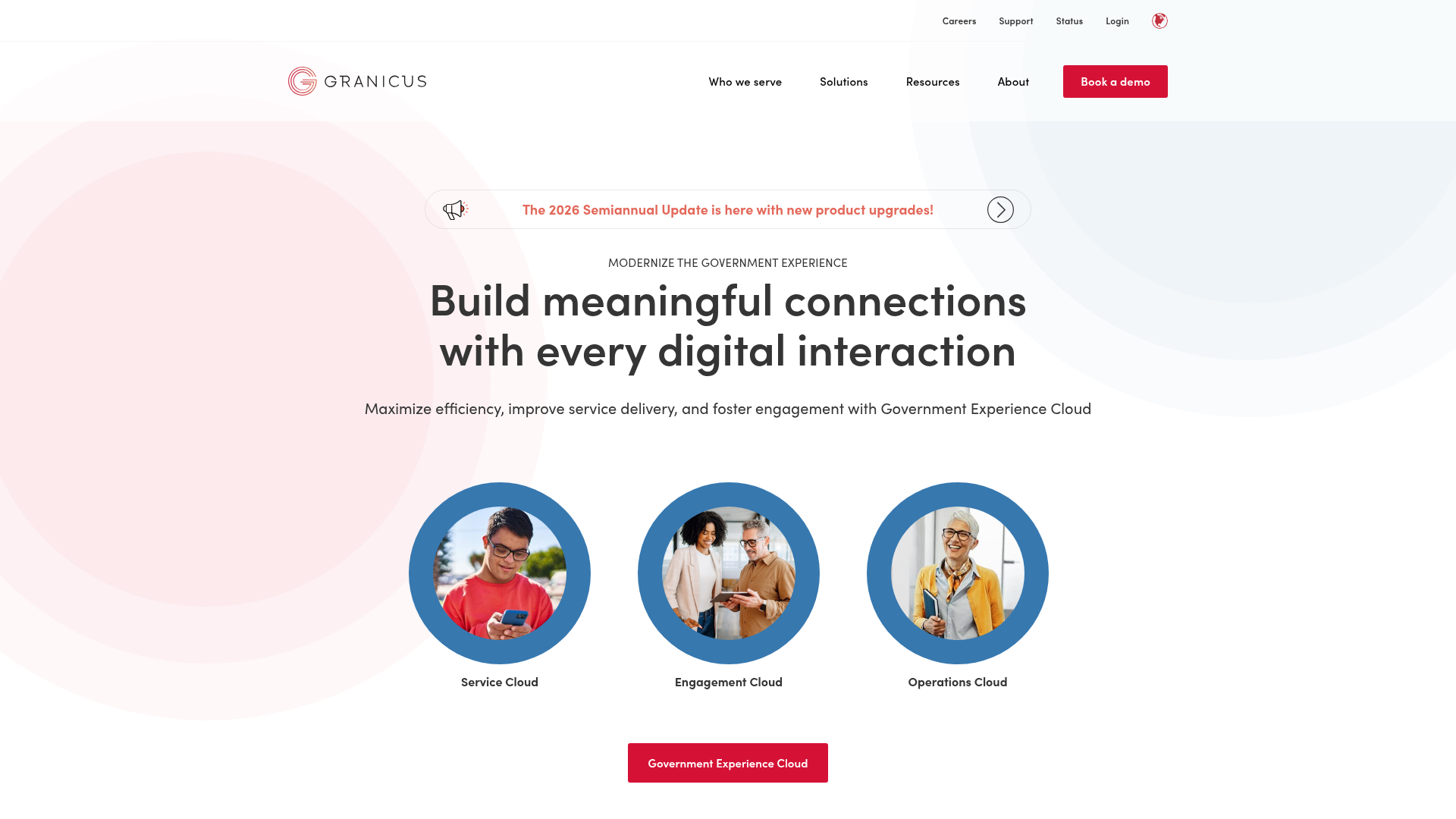 Granicus homepage