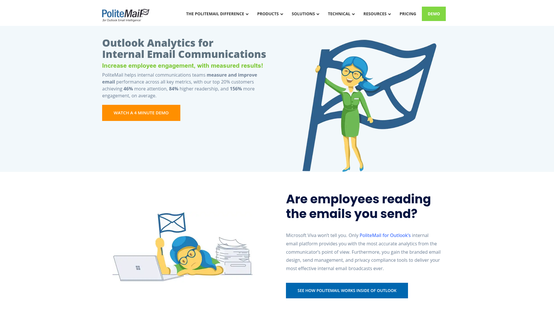 PoliteMail homepage