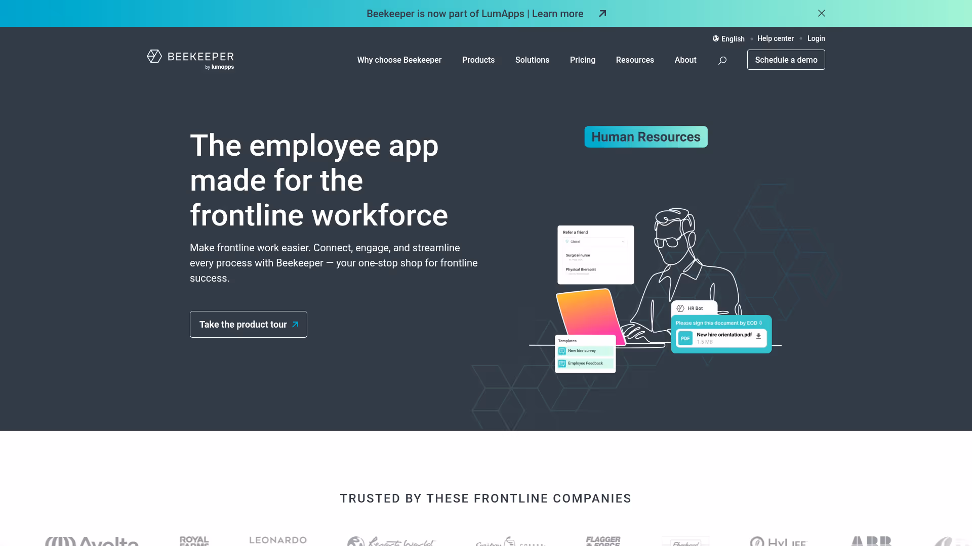 Beekeeper homepage
