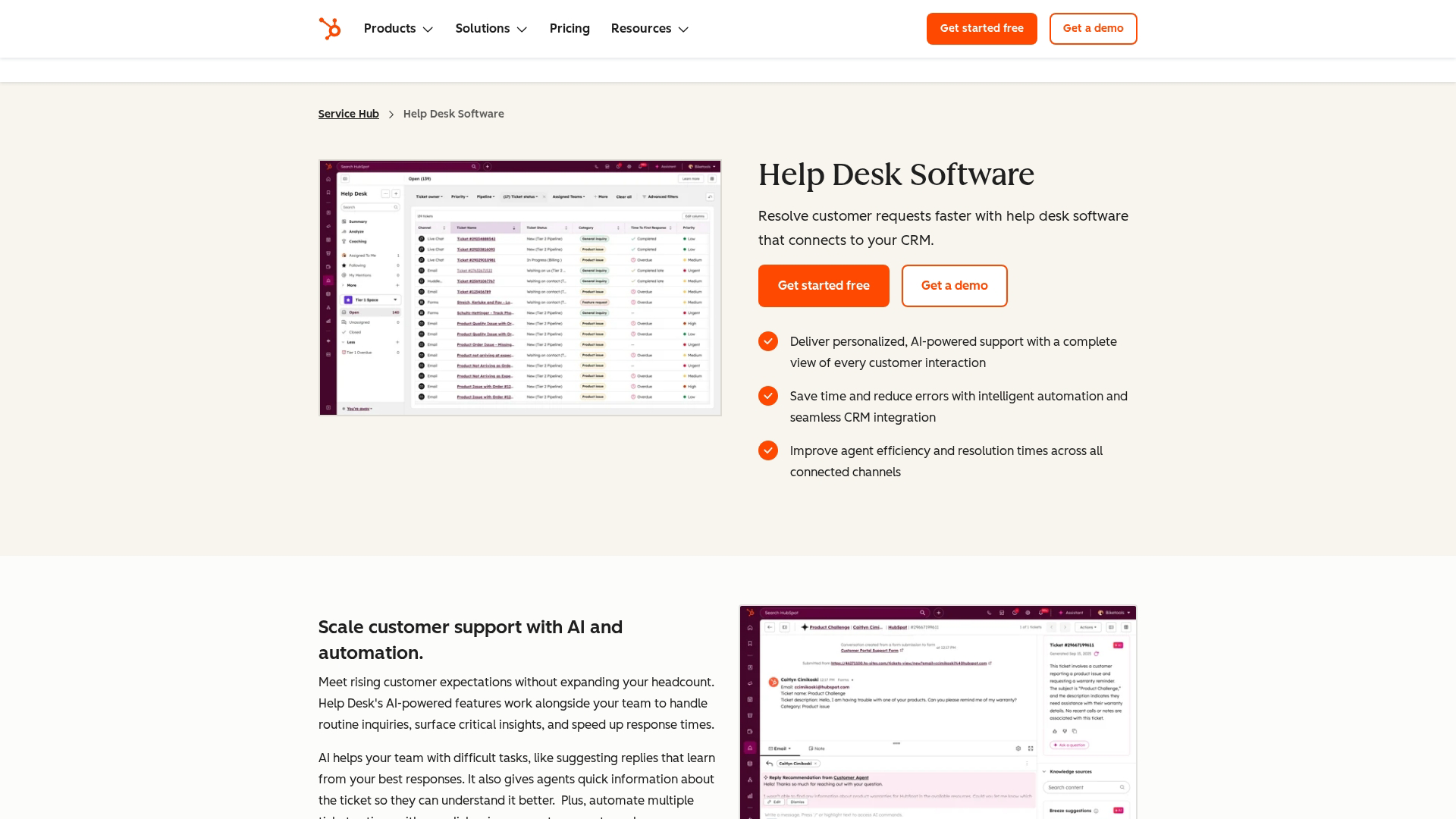 5. HubSpot Knowledge Base