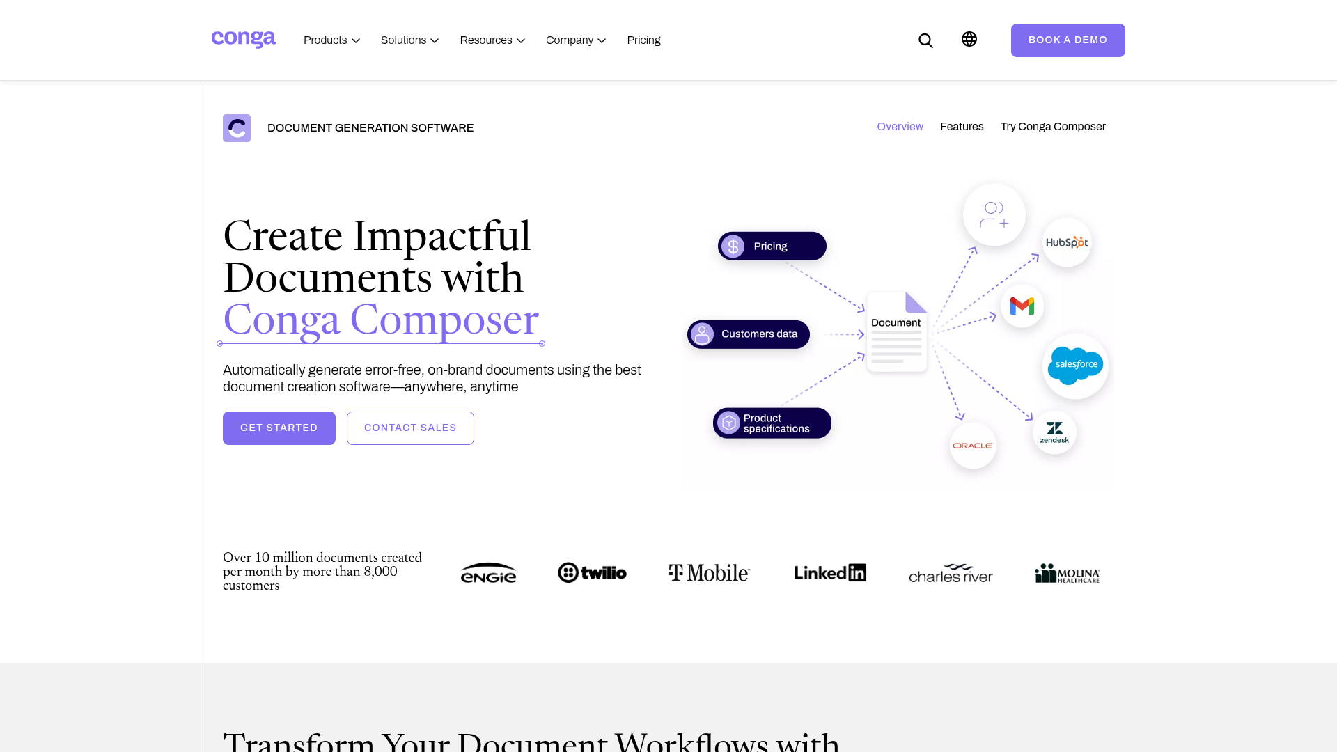 Conga Composer homepage