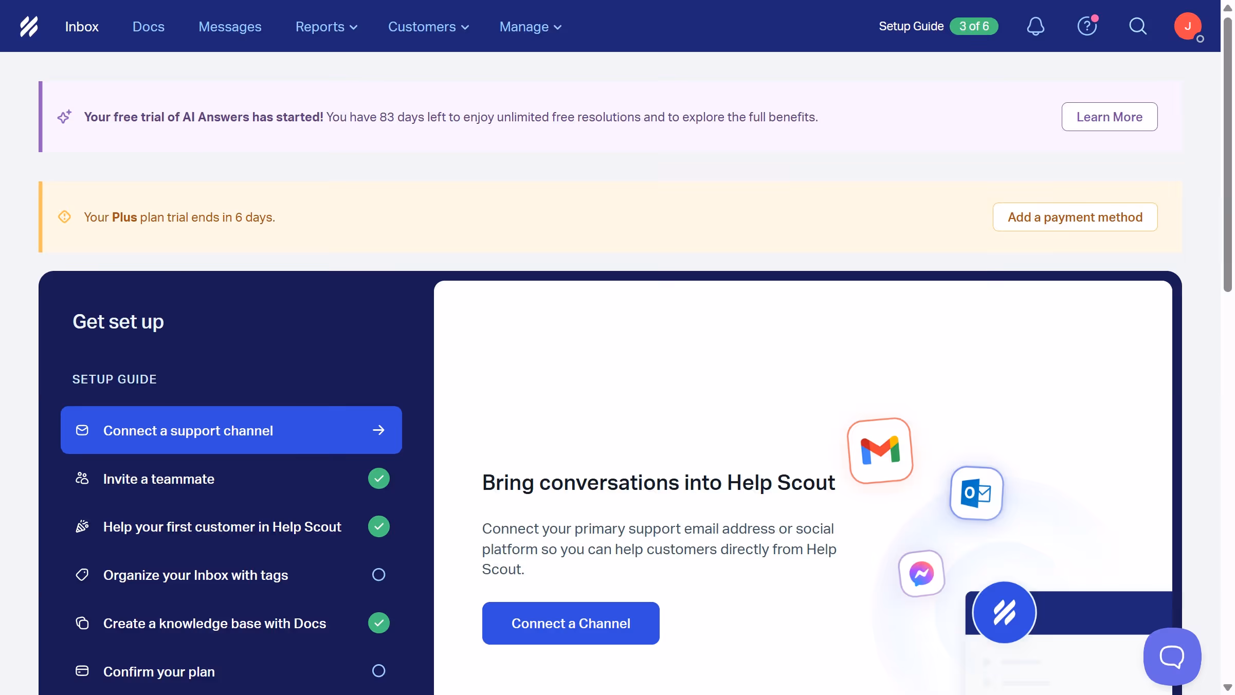 How to add an image in a new message in HelpScout