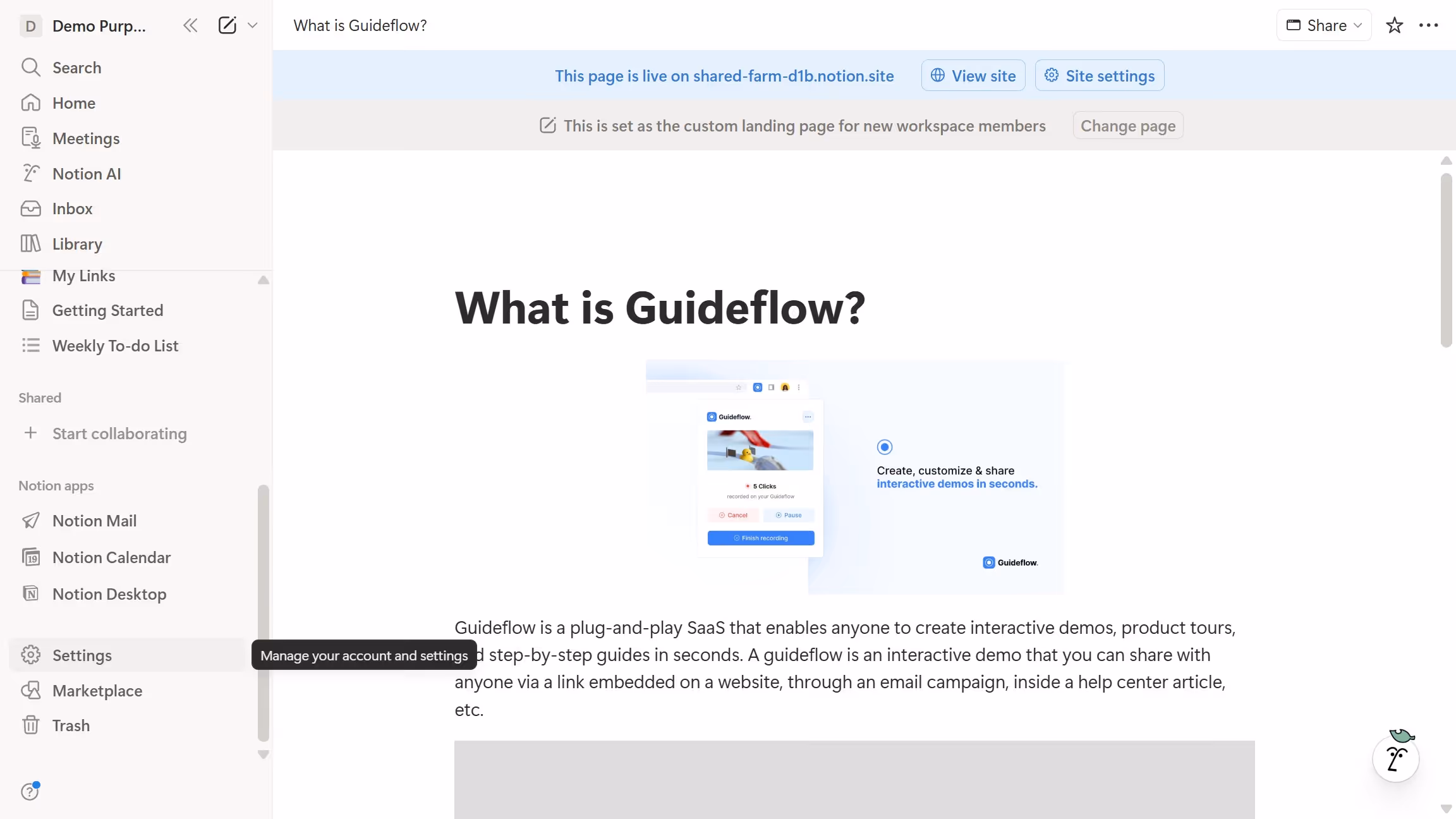 How to disable the new sidebar in Notion