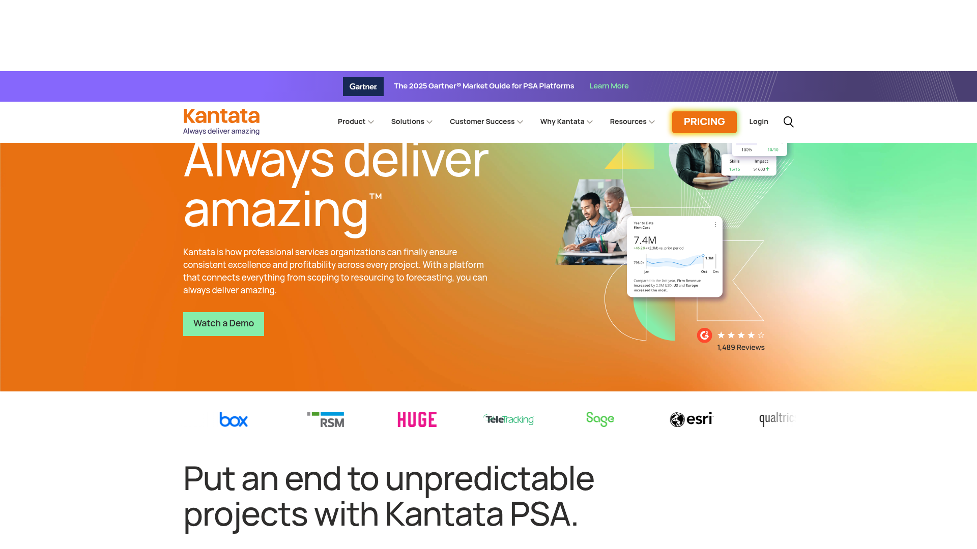 Kantata homepage