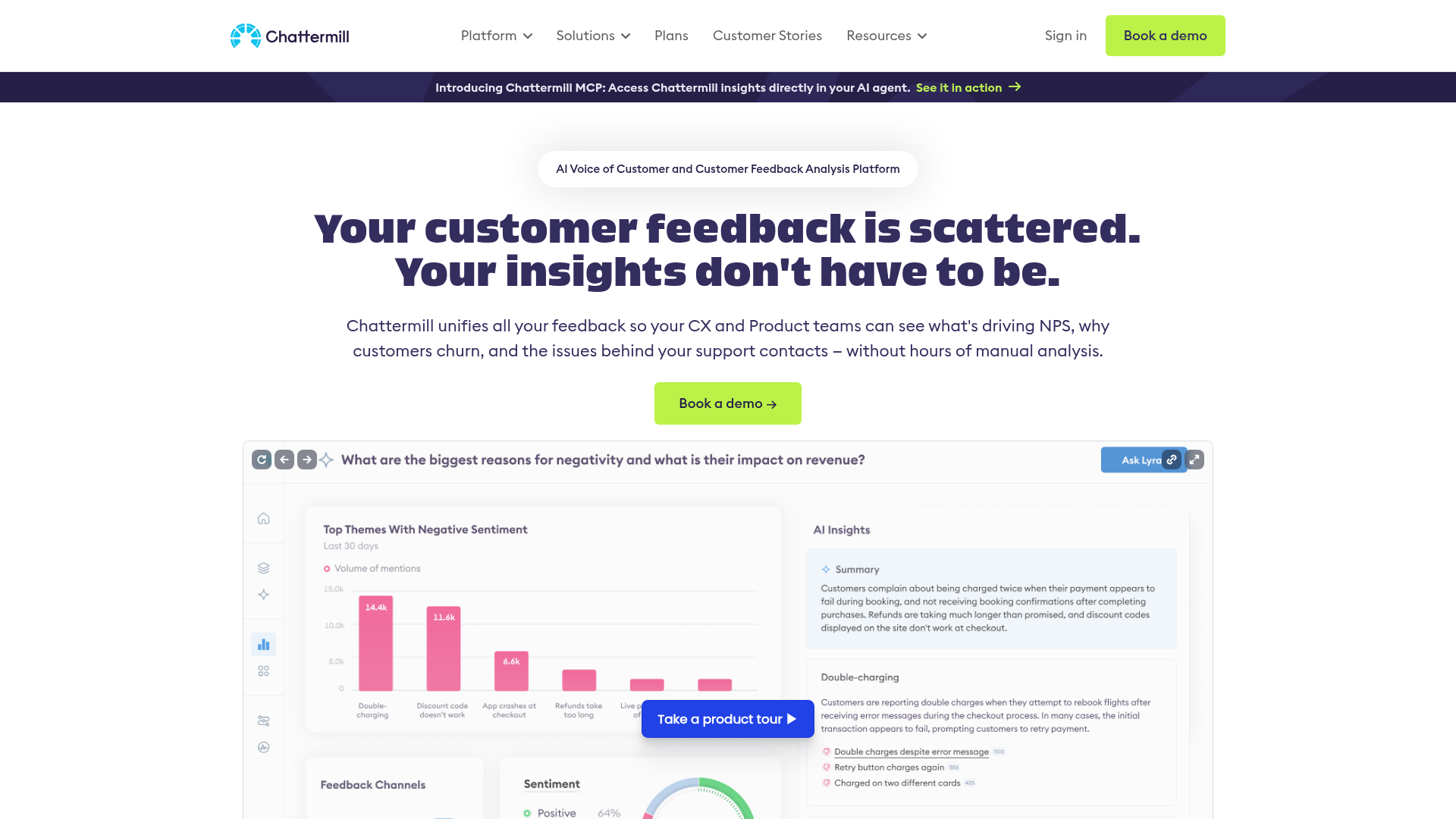 Chattermill homepage