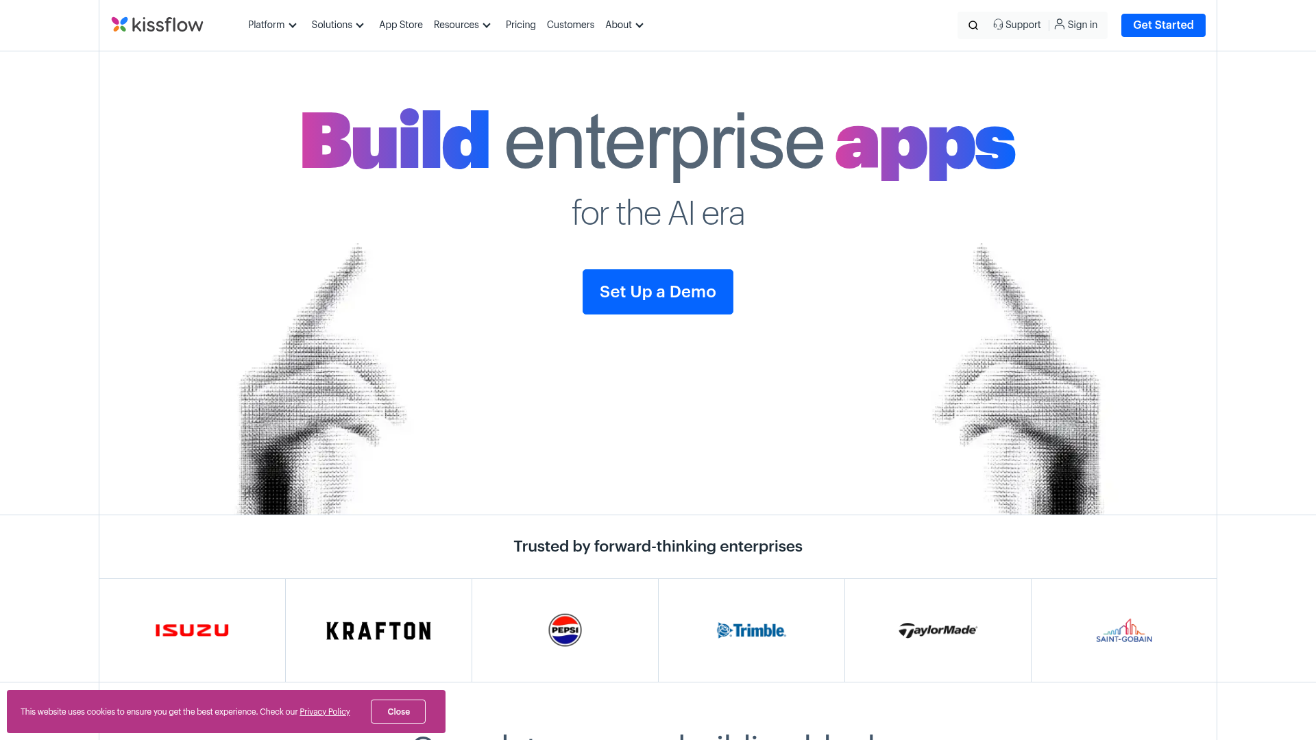 Kissflow Workflow homepage