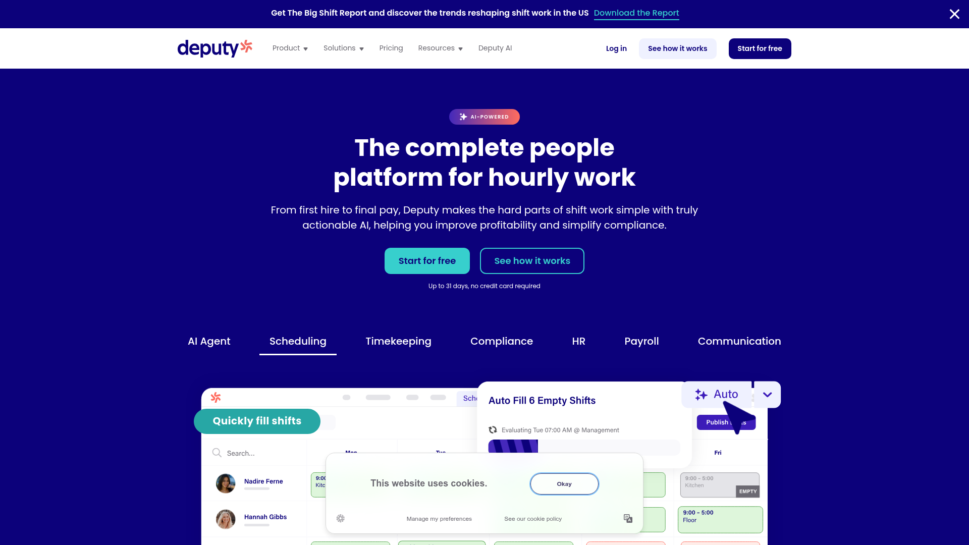 Deputy homepage