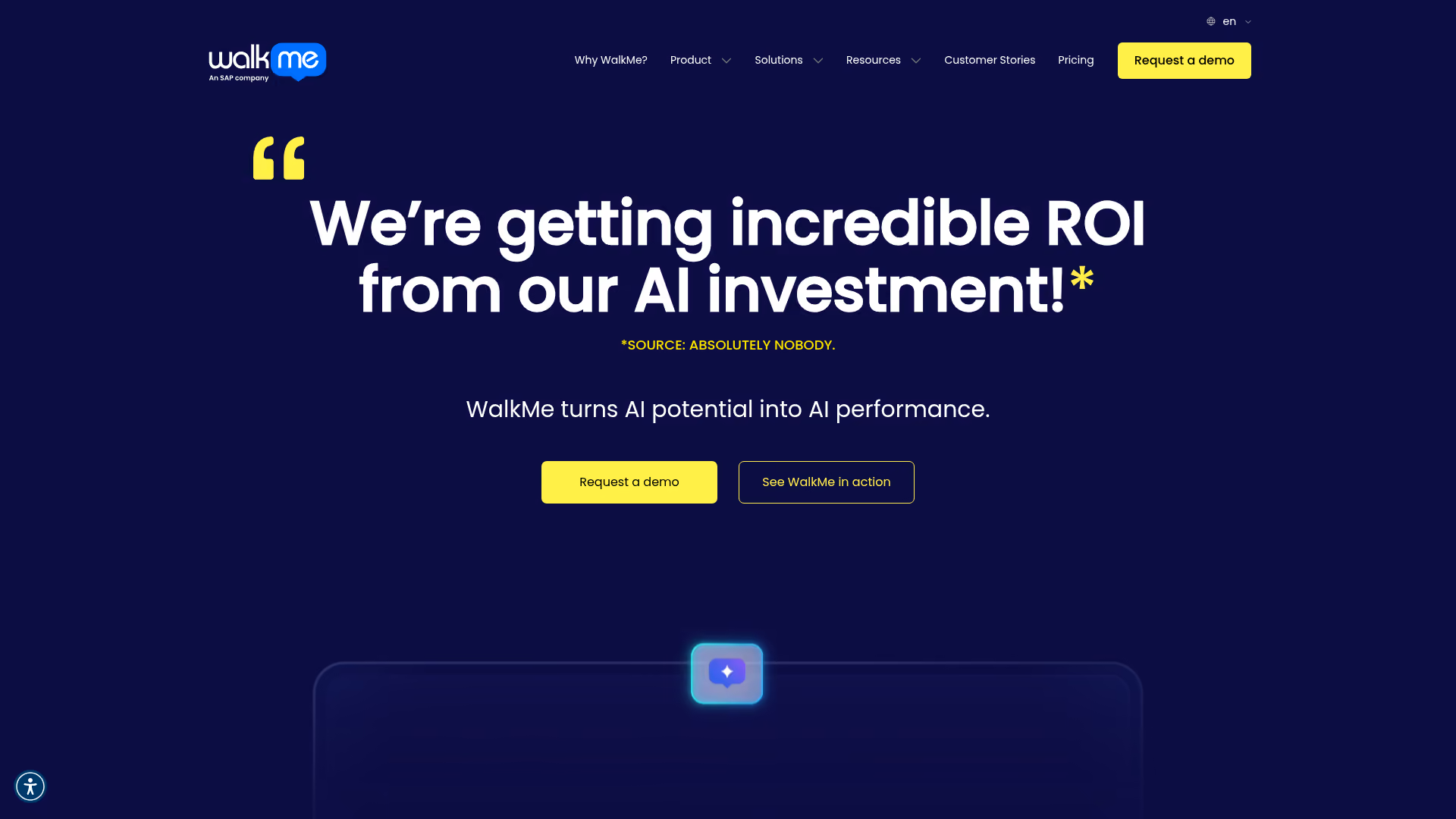 WalkMe homepage