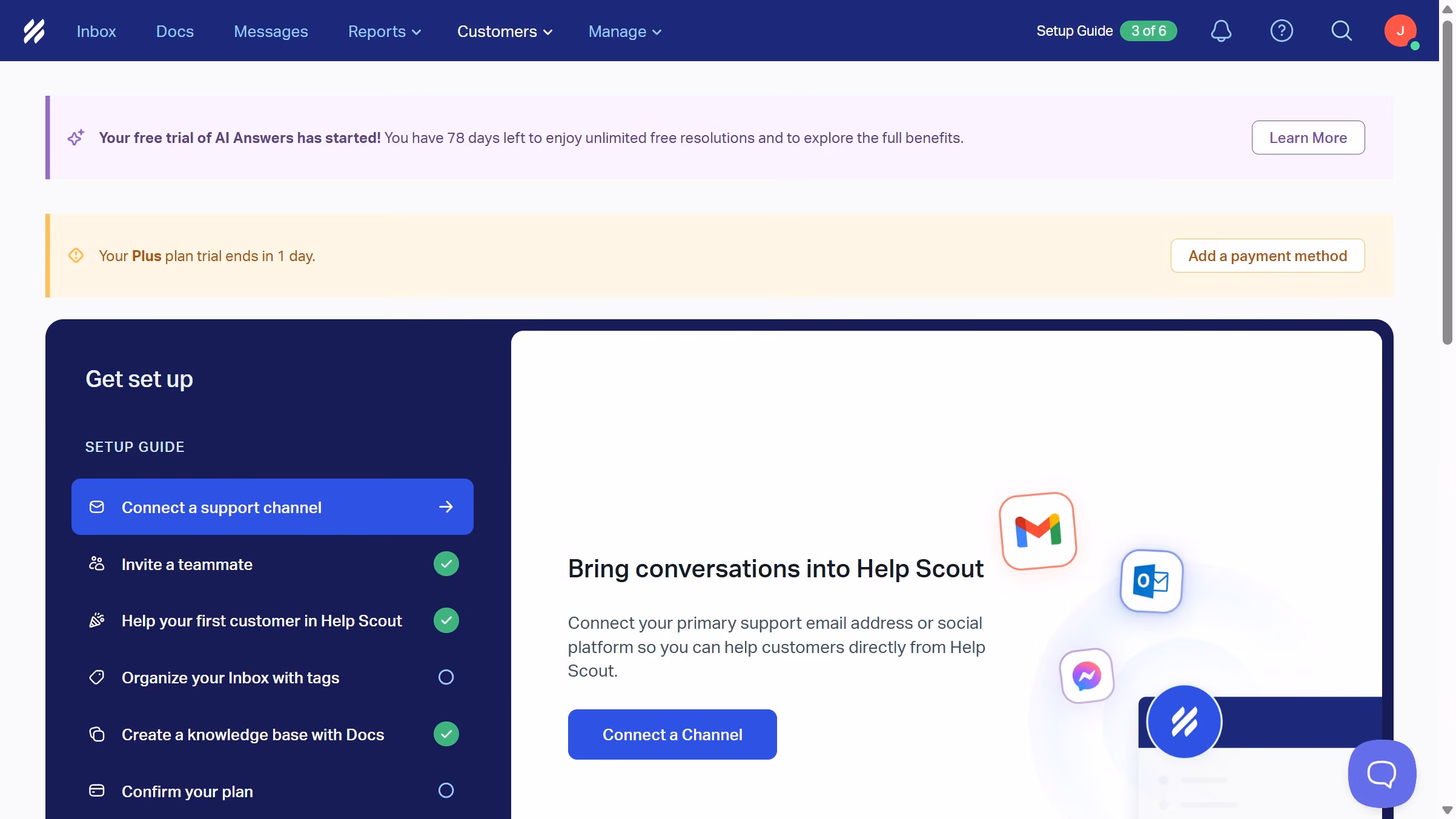 How to add a company contact in HelpScout