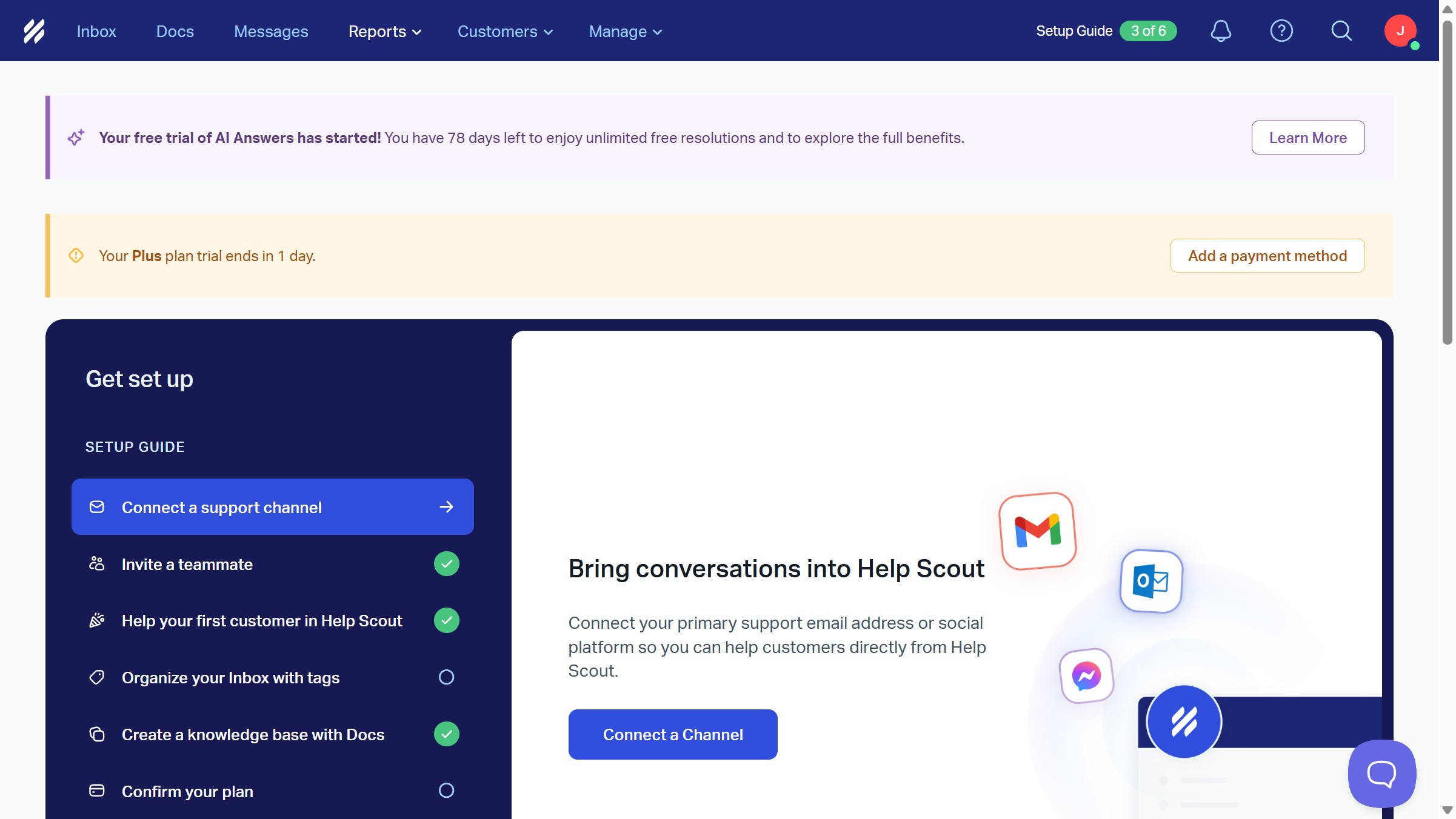 How to add description of a company contact in HelpScout