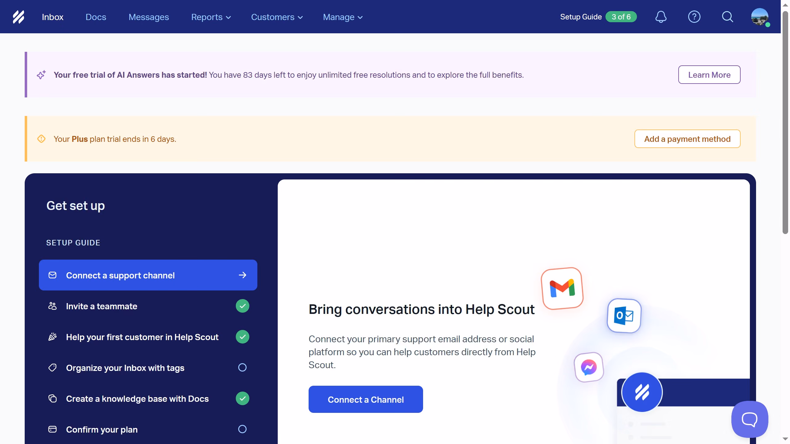 How to unassign a conversation in HelpScout