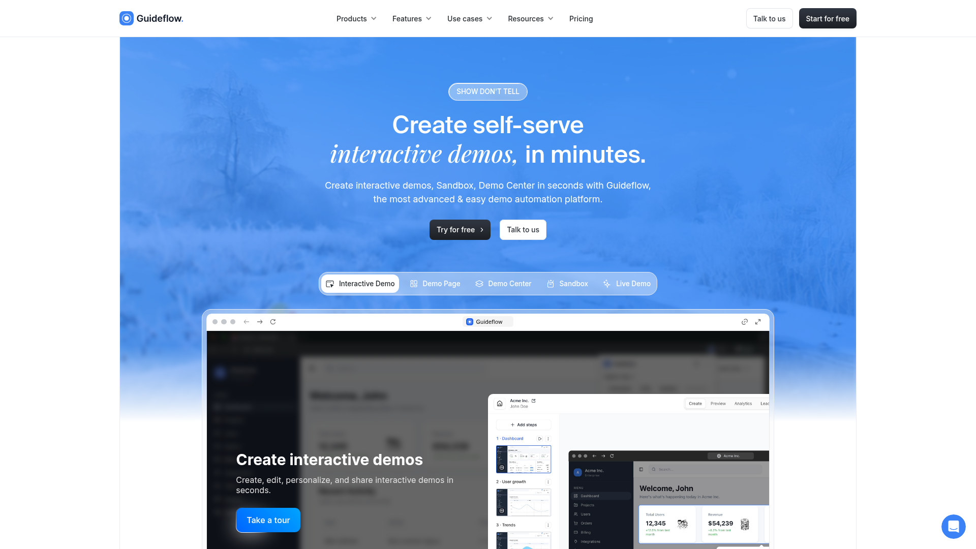 Guideflow channel enablement tool screenshot