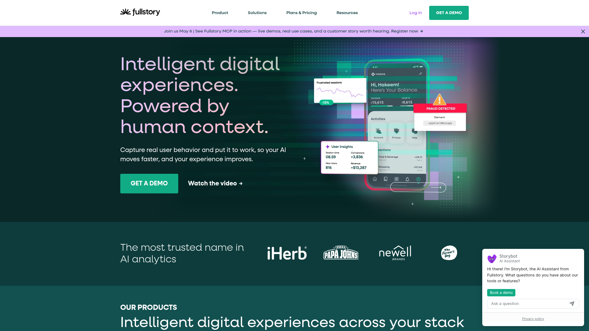 FullStory digital experience intelligence platform