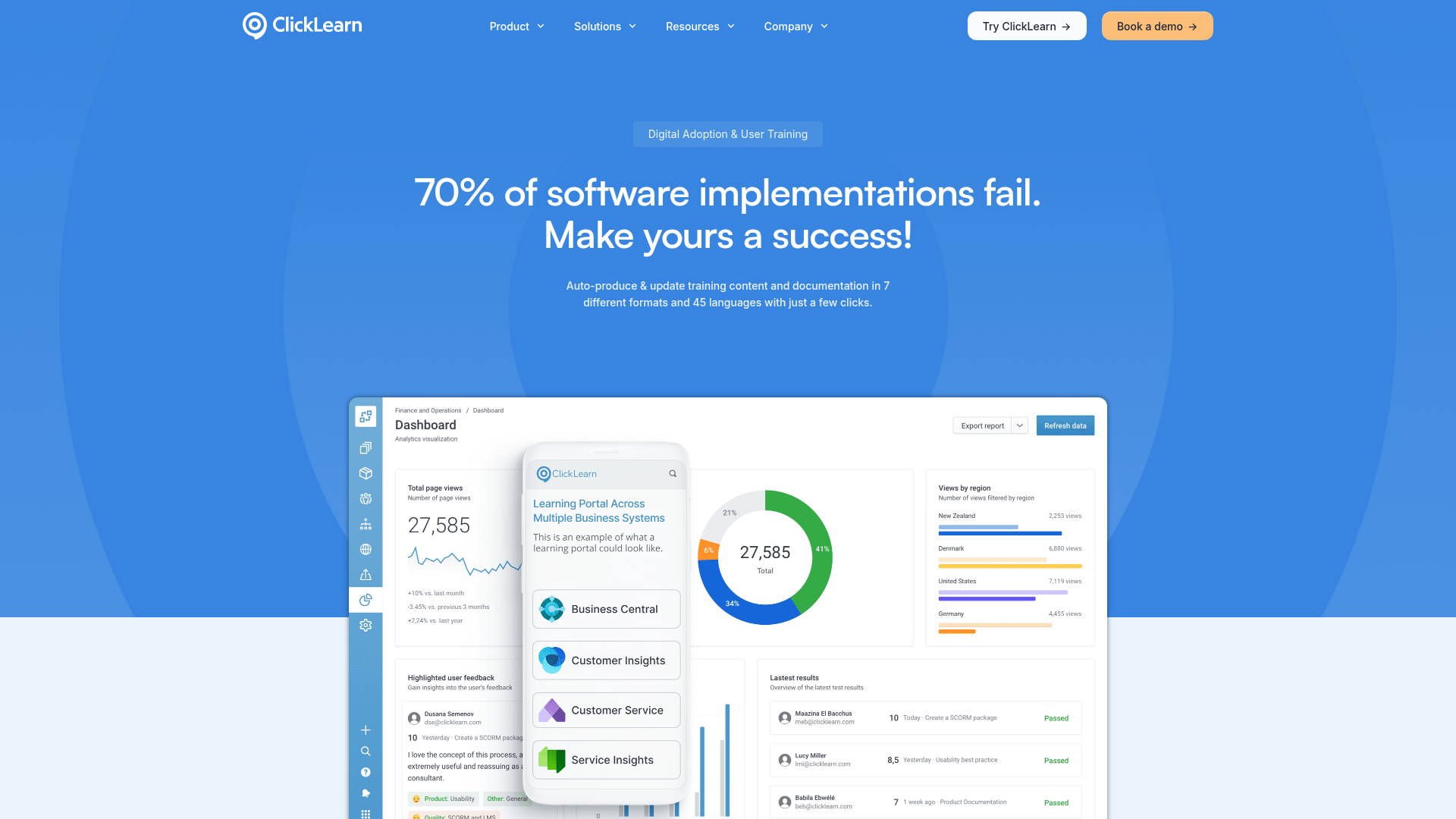 ClickLearn interactive walkthrough software