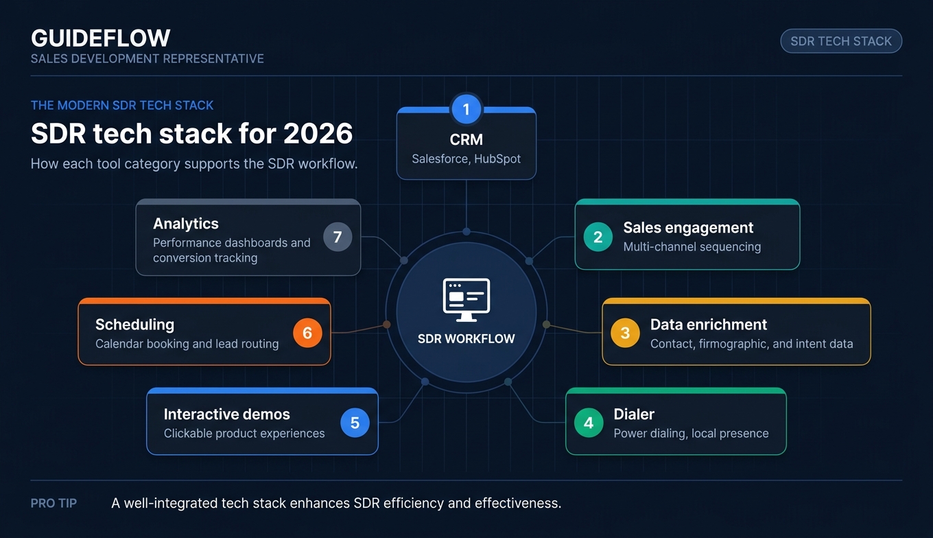 SDR tech stack for 2026