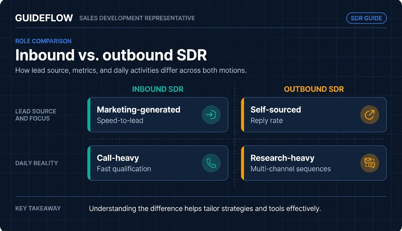 Inbound vs. outbound SDR