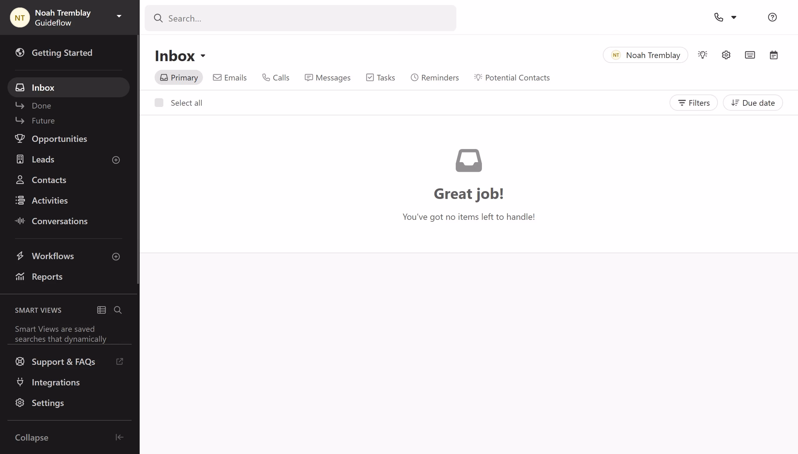 How to import leads and contacts from a file on Close.com