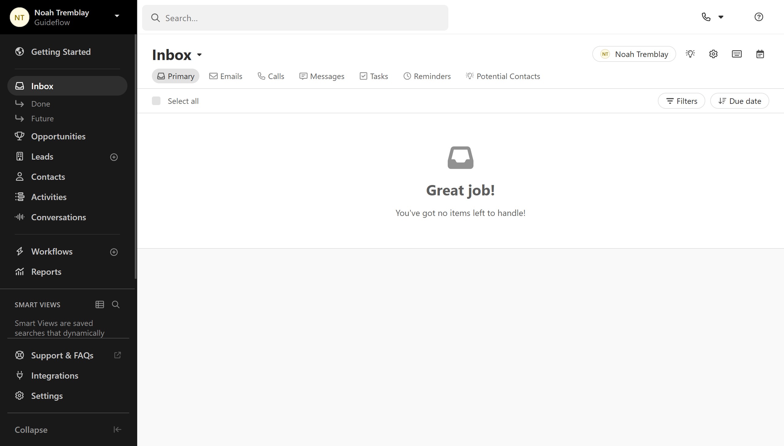 How to add an abandonment message on Close.com