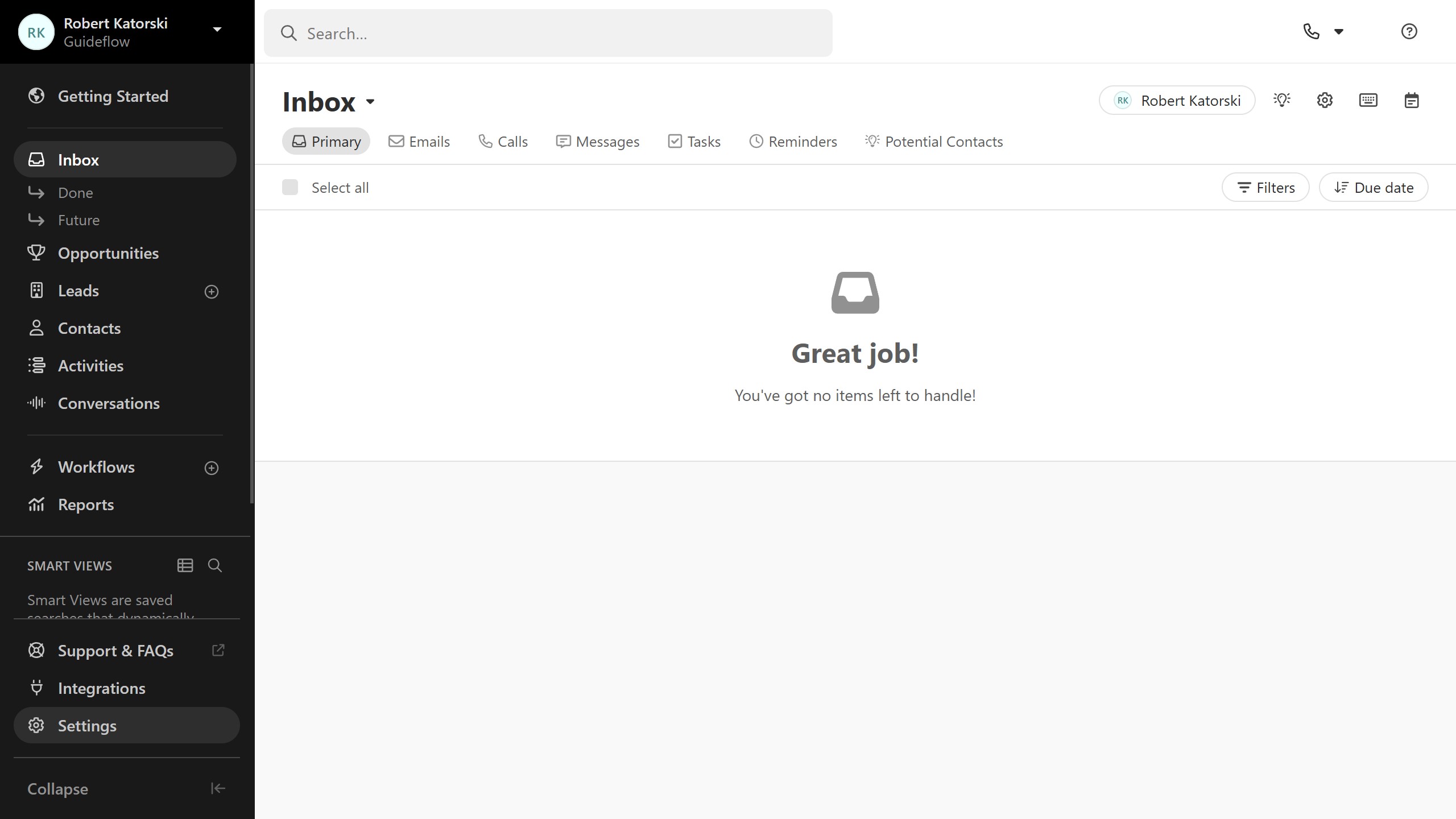 How to disable manage organization permission for a role in Close.com
