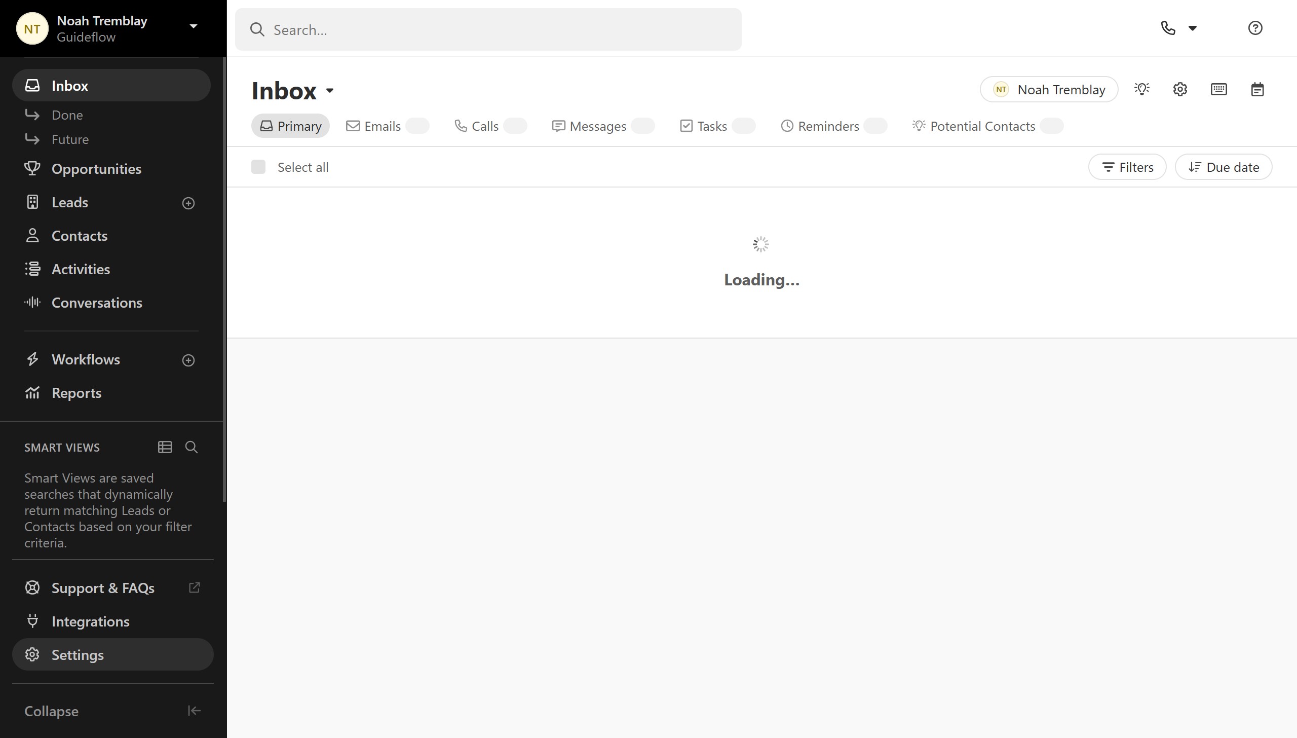 How to change interface themes on Close.com