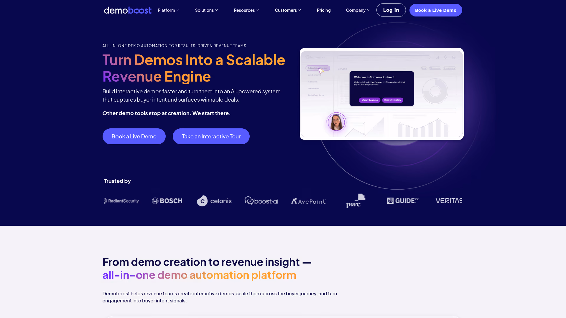 Demoboost demo experience platform