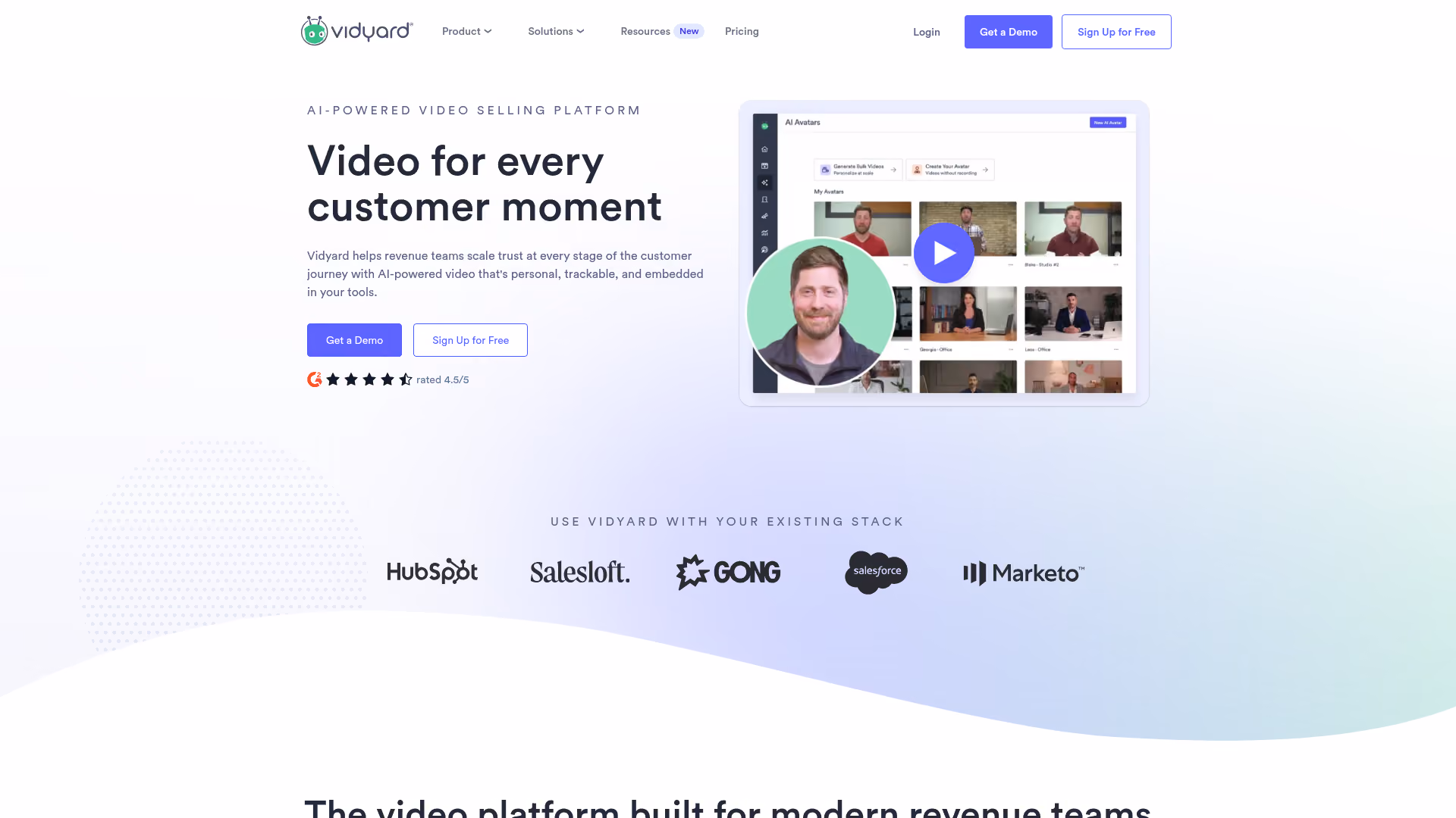 Vidyard video platform