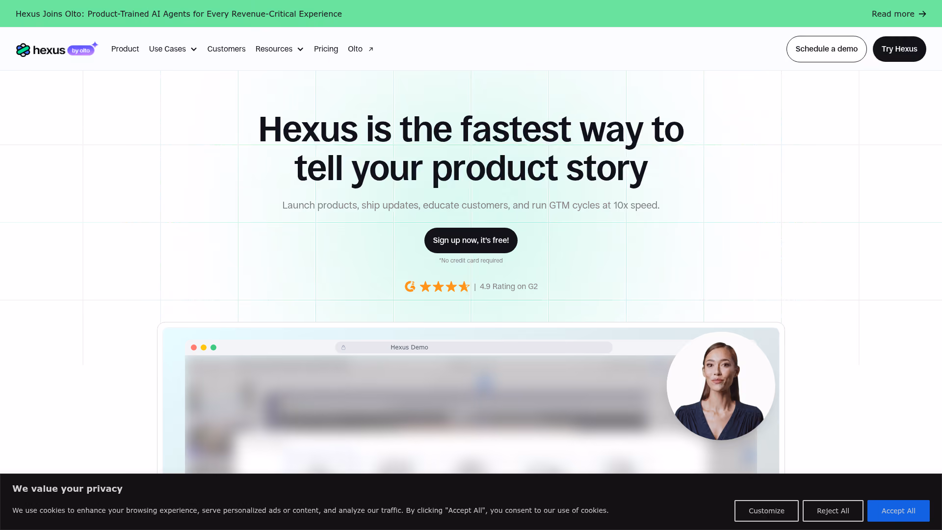 Hexus AI demo platform