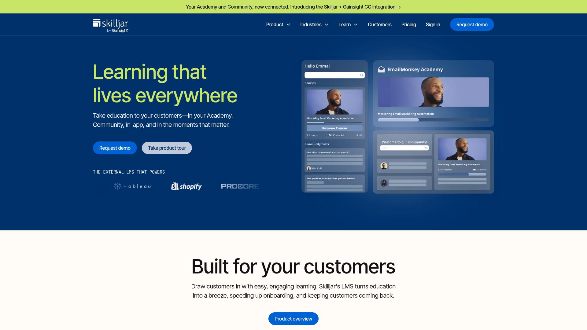 Skilljar customer education certification