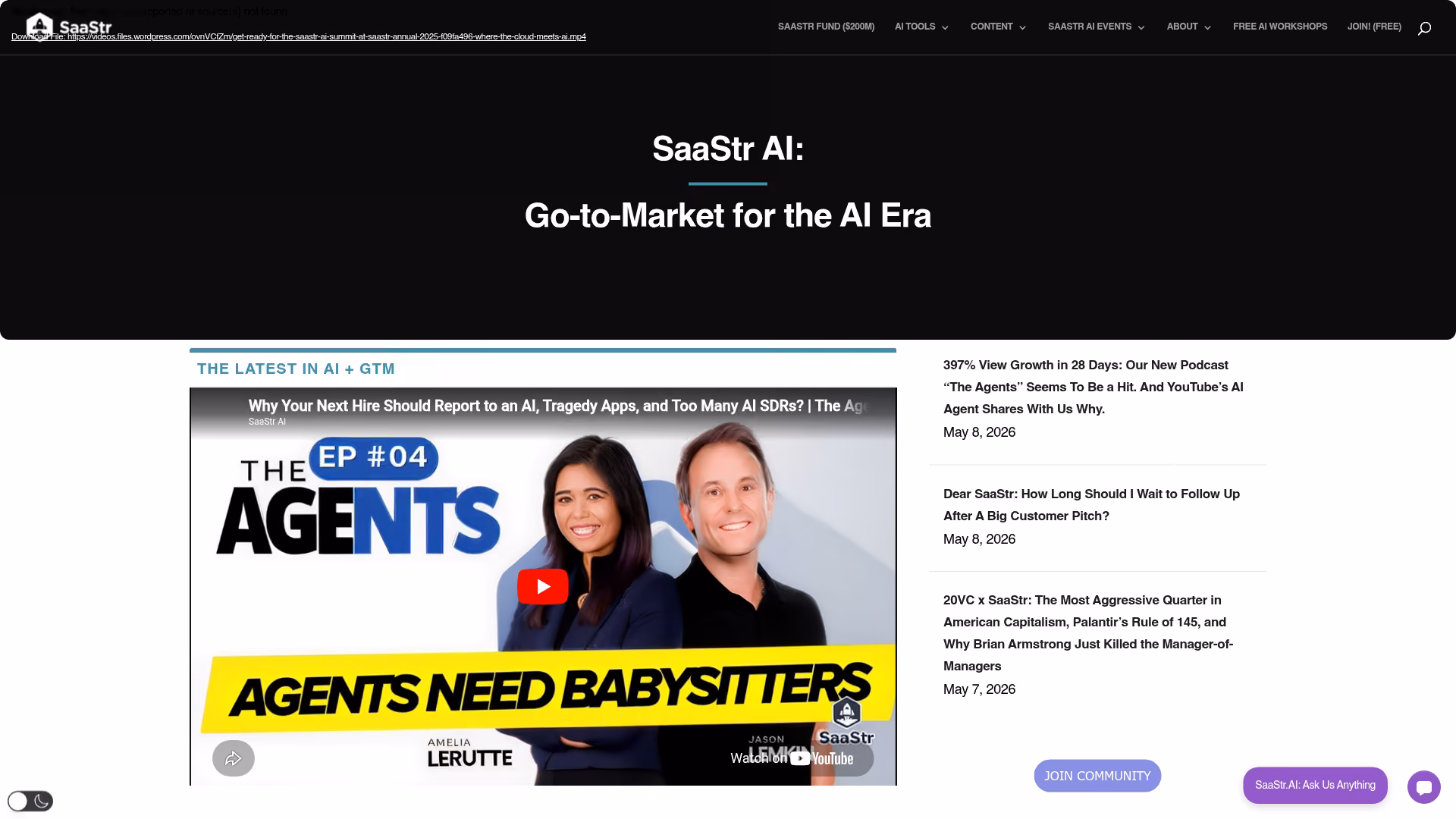 SaaStr customer success resources