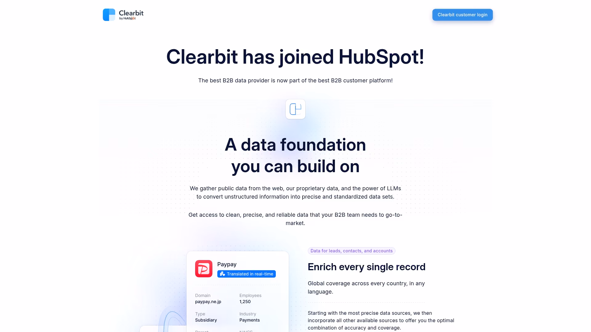 10. Clearbit